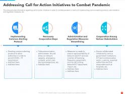 Addressing call for action initiatives to combat pandemic ppt rules