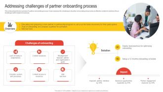 Addressing Challenges Of Partner Onboarding Process Nurturing Relationships