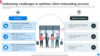 Addressing Challenges To Optimize Client Onboarding Process