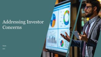 Addressing Investor Concerns PPT Demonstration AT