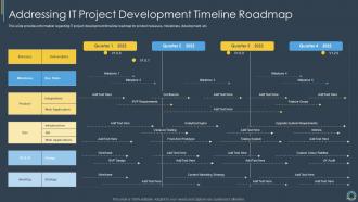 Addressing IT Project Development Critical Components Of Project Management IT