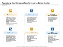 Addressing key considerations to become scrum master career paths for psm it