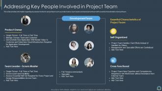 Addressing Key People Involved In Project Team Critical Components Of Project Management IT