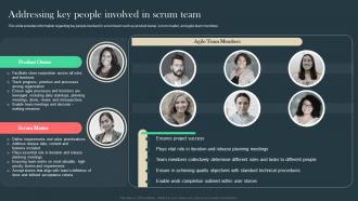 Addressing Key People Involved In Scrum Team Agile Aided Software Development