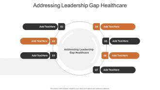 Addressing Leadership Gap Healthcare In Powerpoint And Google Slides Cpb