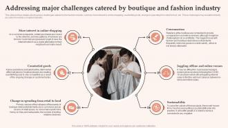 Addressing Major Challenges Catered By Boutique And Fashion Womens Clothing Boutique BP SS