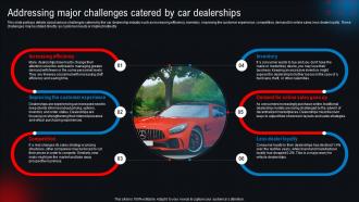 Addressing Major Challenges Catered By Car Dealerships New And Used Car Dealership BP SS