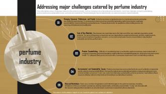 Addressing Major Challenges Catered By Perfume Industry Perfume Business BP SS