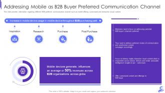 Addressing mobile as b2b buyer b2b enterprise demand generation initiatives