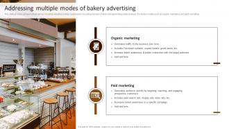 Addressing Multiple Modes Of Bakery Building Comprehensive Patisserie Advertising Profitability MKT SS V