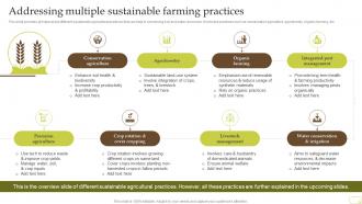 Addressing Multiple Sustainable Farming Practices Complete Guide Of Sustainable Agriculture Practices