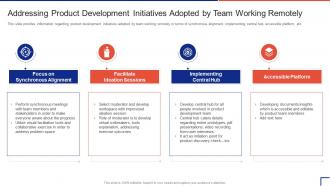 Addressing Product Development Initiatives Guide To Introduce New Product In Market
