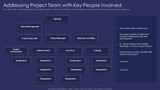 Addressing project team effective communication strategy for project
