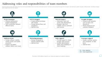 Addressing Roles And Responsibilities Of Team Strategic Guide For Web Design Company Addressing Roles And Responsibilities Of Team Strategic Guide For Web Design Company