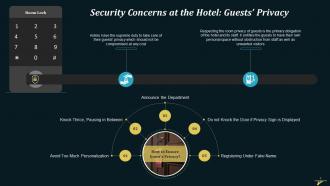 Addressing Safety And Security Concerns In Hospitality Industry Training Ppt Engaging Adaptable