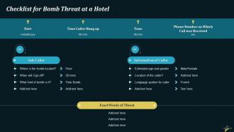 Addressing Safety And Security Concerns In Hospitality Industry Training Ppt Graphical Pre-designed