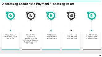 Addressing Solutions To Payment Processing Issues Payment Processing Solution Provider