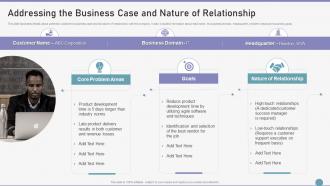 Addressing The Business Case And Nature Of Relationship Ppt Layouts