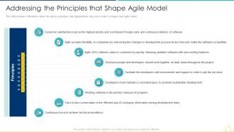 Addressing the principles that shape agile model sdlc agile model it