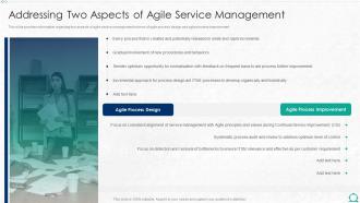 Addressing Two Aspects Of Agile Service Integration Of Itil With Agile Service Management It