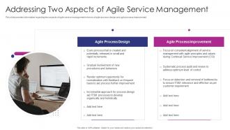Addressing Two Aspects Of Agile Service Management Adapting ITIL Release For Agile And DevOps IT