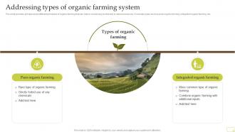Addressing Types Of Organic Farming System Complete Guide Of Sustainable Agriculture Practices