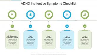ADHD Inattentive Symptoms Checklist In Powerpoint And Google Slides Cpb