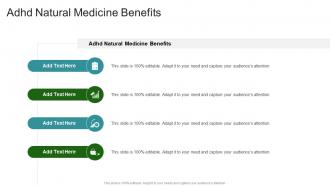 Adhd Natural Medicine Benefits In Powerpoint And Google Slides Cpb
