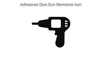 Adhesives Glue Gun Monotone Icon In Powerpoint Pptx Png And Editable Eps Format