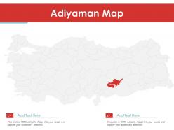 Adiyaman map powerpoint presentation ppt template