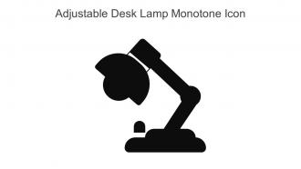 Adjustable Desk Lamp Monotone Icon In Powerpoint Pptx Png And Editable Eps Format