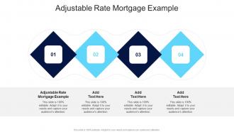 Adjustable Rate Mortgage Example In Powerpoint And Google Slides Cpb