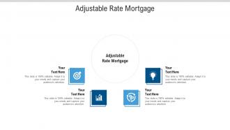Adjustable rate mortgage ppt powerpoint presentation infographics guidelines cpb