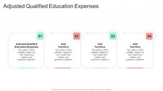 Adjusted Qualified Education Expenses In Powerpoint And Google Slides Cpb