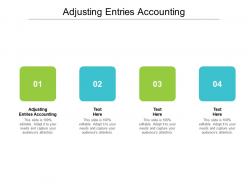 Adjusting entries accounting ppt powerpoint presentation ideas clipart images cpb