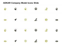 Adkar company model icons slide growth ppt powerpoint presentation file ideas