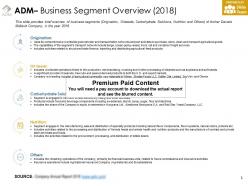 Adm business segment overview 2018