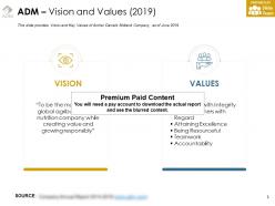 Adm vision and values 2019