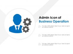 Admin icon of business operation