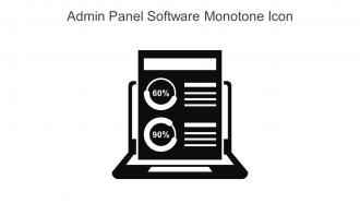 Admin Panel Software Monotone Icon In Powerpoint Pptx Png And Editable Eps Format
