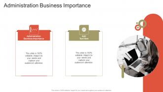 Administration Business Importance In Powerpoint And Google Slides Cpb