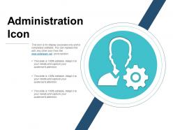 Administration Icons Ppt Slide Template