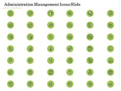 Administration Management Icons Slide Administration Management Ppt Portrait