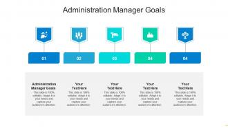 Administration manager goals ppt powerpoint presentation outline styles cpb