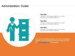 Administration outlet ppt slide templates