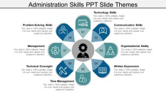 Administration skills ppt slide themes