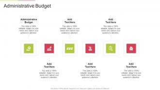 Administrative Budget In Powerpoint And Google Slides Cpb