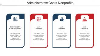 Administrative Costs Nonprofits Ppt Powerpoint Presentation Icon Layout Ideas Cpb