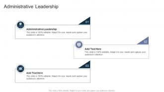 Administrative Leadership In Powerpoint And Google Slides Cpb