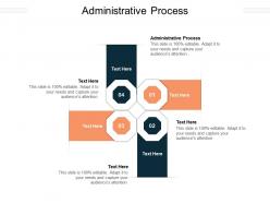 Administrative process ppt powerpoint presentation gallery design templates cpb